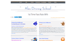 Desktop Screenshot of alexdrivingschool.com.au